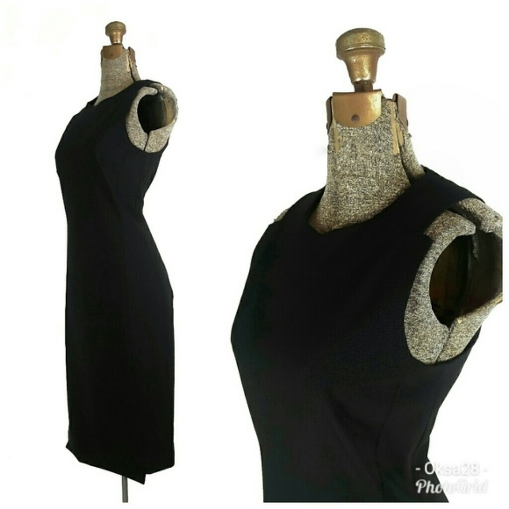 Theory sleeveless black dress sz.6 - Picture 2 of 11